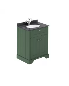 APS5519 600mm Cabinet & Marble Top (1TH) Hunter Green