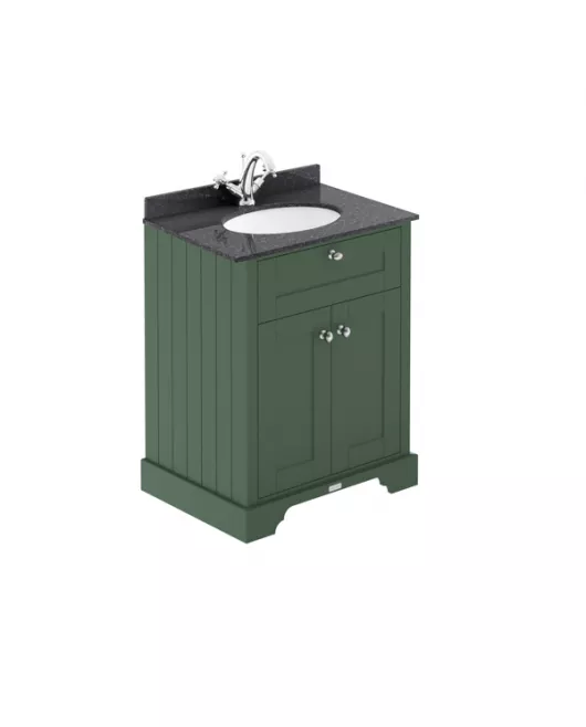 APS5519 600mm Cabinet & Marble Top (1TH) Hunter Green