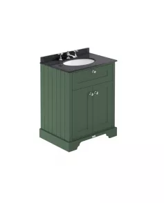APS5524 600mm Cabinet & Marble Top (3TH) Hunter Green