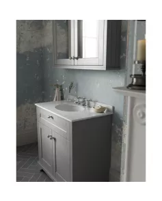 APS5546 800mm Cabinet & Marble Top (3TH) Storm Grey