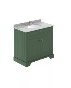 APS5548 800mm Cabinet & Marble Top (3TH) Hunter Green