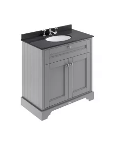 APS5556 800mm Cabinet & Marble Top (3TH) Storm Grey