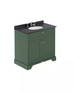 APS5558 800mm Cabinet & Marble Top (3TH) Hunter Green