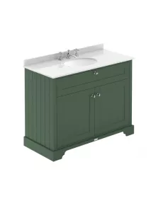 APS5572 1000mm Cabinet & Marble Top (3TH) Hunter Green