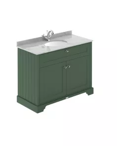 APS5577 1000mm Cabinet & Marble Top (1TH) Hunter Green