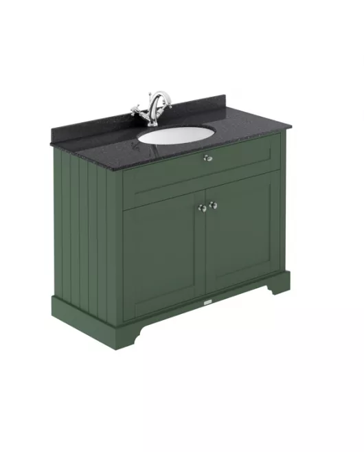 APS5587 1000mm Cabinet & Marble Top (1TH) Hunter Green
