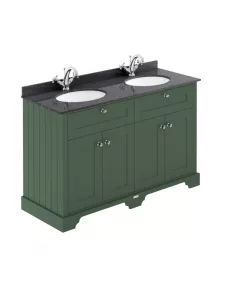 APS5621 1200mm Cabinet & Double Marble Top (1TH) Hunter Green