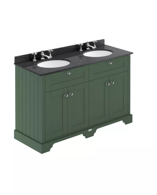APS5626 1200mm Cabinet & Double Marble Top (3TH) Hunter Green