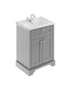 APS5629 600mm Cabinet & Basin (1TH) Storm Grey