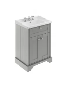 APS5634 600mm Cabinet & Basin (3TH) Storm Grey