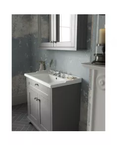 APS5634 600mm Cabinet & Basin (3TH) Storm Grey