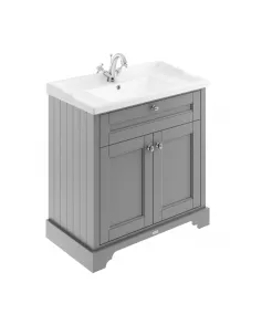 APS5639 800mm Cabinet & Basin (1TH) Storm Grey