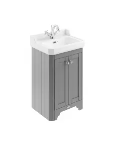 APS5682 560mm 2-Door Unit & Basin 1TH Storm Grey