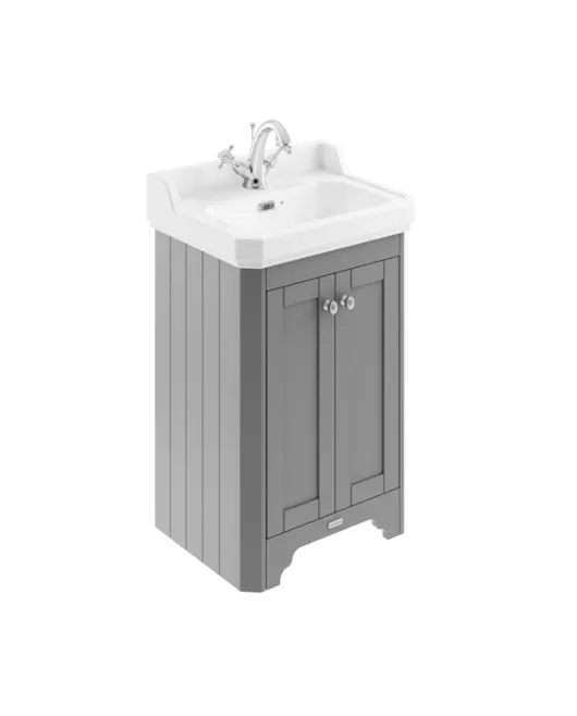 APS5682 560mm 2-Door Unit & Basin 1TH Storm Grey