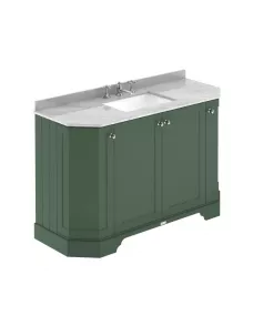 APS5808 1200 4-Door Angled Unit & Marble Top 3TH Hunter Green