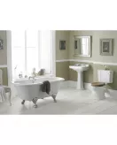 APS5858 Richmond 600mm 2 TH Basin & Pedestal White
