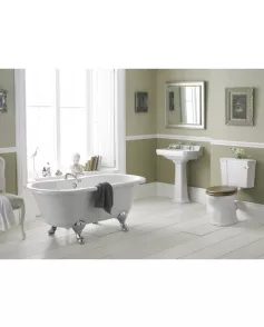 APS5864 Richmond 500mm 2 TH Basin & Pedestal White