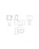 APS5882 Richmond Close Coupled Pan & Cistern White