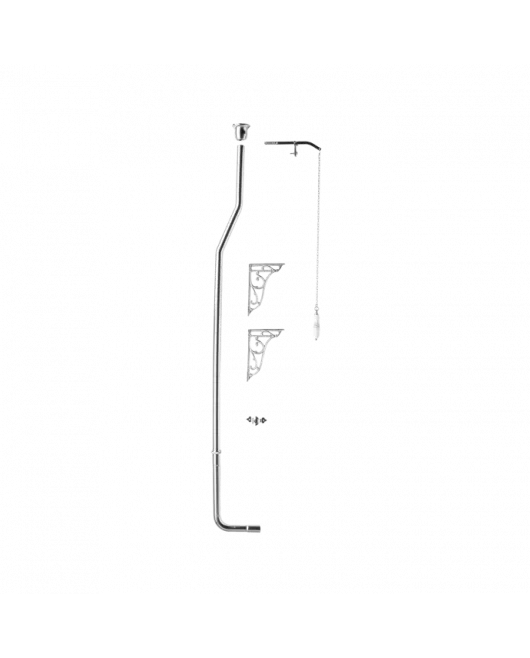 APS5895 High Level Flush Pipe Pack Chrome