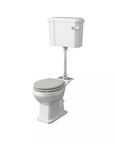 APS5900 Mid Level Pan & Flush Pipe Kit White