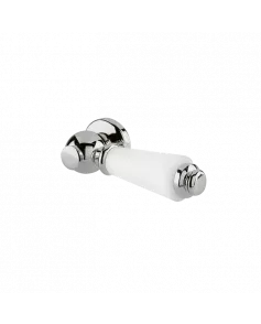 APS5913 Ceramic Handle WC Lever Chrome/White