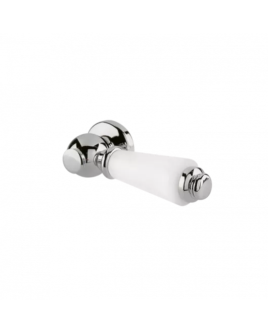APS5913 Ceramic Handle WC Lever Chrome/White