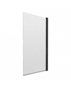 APS5958 Square Bath Screen (6) Matt Black