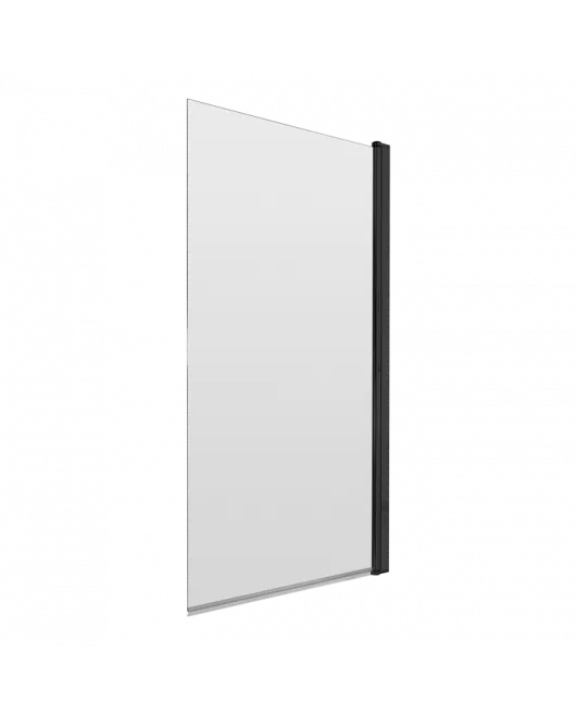 APS5958 Square Bath Screen (6) Matt Black