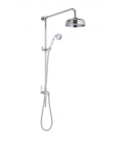 APS6072 Rigid Riser Kit Chrome/White