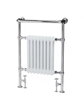 APS6092 Harrow Traditional Radiator Chrome/White
