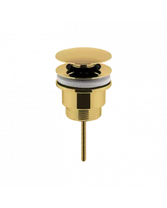 APS6133 Universal Push Button Basin Waste Brushed Brass