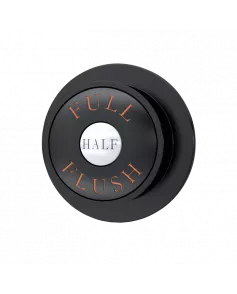 APS6162 Traditional Dual Flush Push Button Matt Black