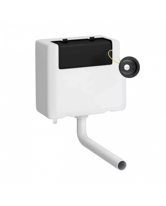 APS6169 Dual Flush Universal Concealed Cistern Matt Black