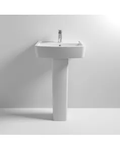 APS6174 Bliss 520mm Basin & Pedestal White