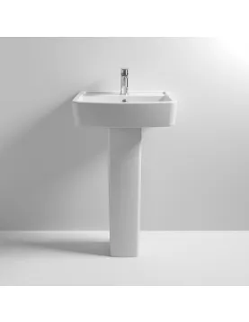 APS6174 Bliss 520mm Basin & Pedestal White APS6174 Bliss 520mm Basin & Pedestal White