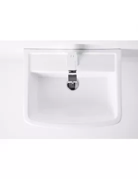 APS6174 Bliss 520mm Basin & Pedestal White APS6174 Bliss 520mm Basin & Pedestal White