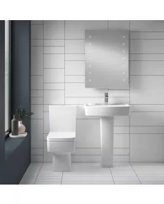 APS6178 Bliss Semi Flush to Wall WC White