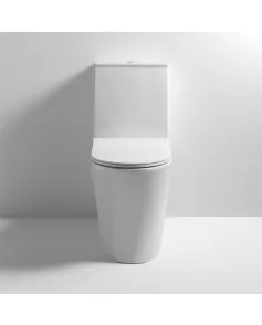 APS6196 Freya Round Flush to Wall Pan, Cistern & SC Seat White