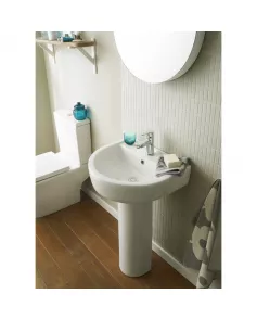 APS6211 Provost 420mm Basin & Pedestal White