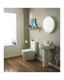 APS6211 Provost 420mm Basin & Pedestal White