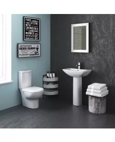 APS6219 Provost Semi Flush to Wall WC White