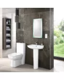 APS6234 Ambrose 500mm Basin & Pedestal White