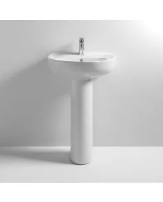 APS6262 Melbourne Large Basin & Pedestal White