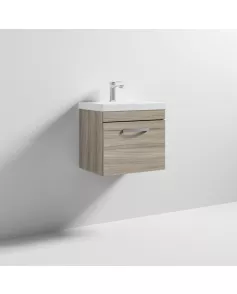APS6305 500 WH Single Drawer Vanity & Basin 3 Driftwood