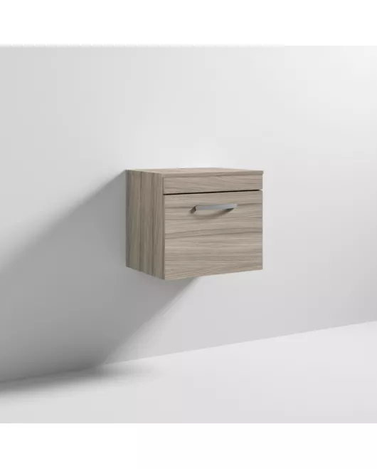 APS6306 500 WH Single Drawer Vanity & Worktop Driftwood