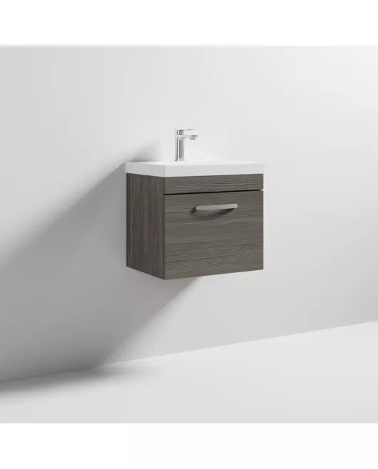 APS6317 500 WH Single Drawer Vanity & Basin 3 Grey Avola