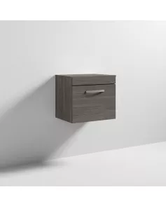 APS6318 500 WH Single Drawer Vanity & Worktop Grey Avola