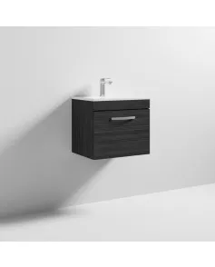 APS6322 500 WH Single Drawer Vanity & Basin 2 Hacienda Black