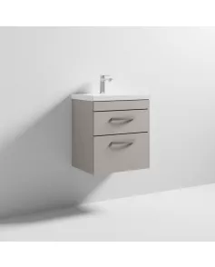 APS6342 500 WH 2-Drawer Vanity & Basin 1 Stone Grey