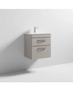 APS6344 500 WH 2-Drawer Vanity & Basin 2 Stone Grey